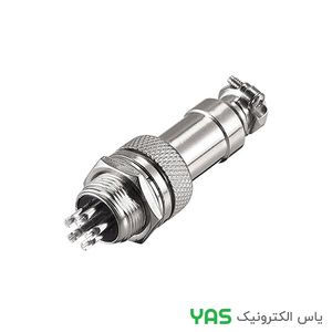 کانکتور فلزی نظامی 5PIN با قطر 12mm