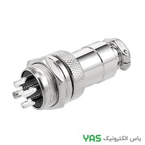 کانکتور فلزی نظامی 4PIN با قطر 16mm