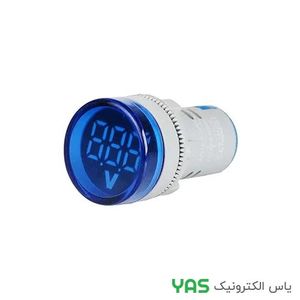 ماژول ولت متر چراغ سیگنالی آبی 5V-60V