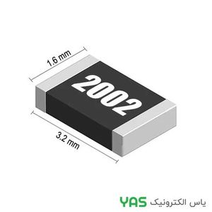مقاومت 20 کیلو اهم با درصد خطای 1% پکیج 1206