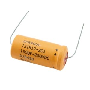 خازن الکترولیتی مقاومتی 150uF / 250V آمریکایی مارک SPRAGUE