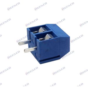 ترمینال رو بردی ، 2 پین آبی آاهنی UNKNOWN TERMINAL ON BOARD 2PIN 5mm BLUE Iron 306V-5.0-2P