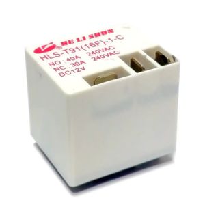 رله فیش خور کولری 12 ولت 40 آمپر مارک HELISHUN کد HLS T91(16F)-1-C