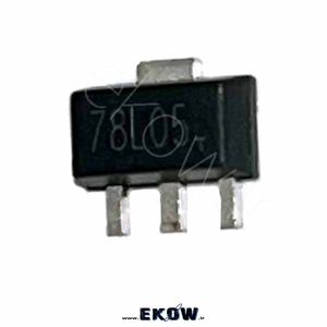 آی سی رگولاتور 7805 SMD (آی سی رگولاتور 78L05 SMD 3pin sot-89)