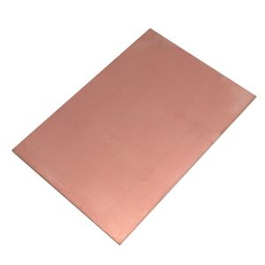 فیبر خام مدار چاپی یک رو 150x100 میلی متری استخوانی