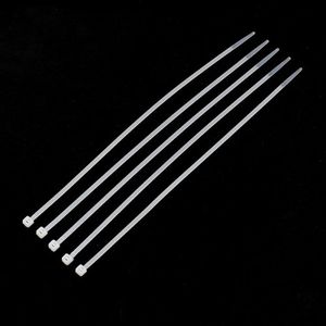 بست کمربندی - Ty-Rap سفید سایز 5x250 میلی متر - بسته 5 عددی