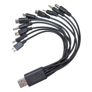 کابل شارژر USB چند منظوره یک به ده تبدیل اختاپوسی