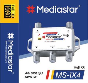 تقسیم آنتن 1 به 4 مدیا استار MS-1X4 FULL HD