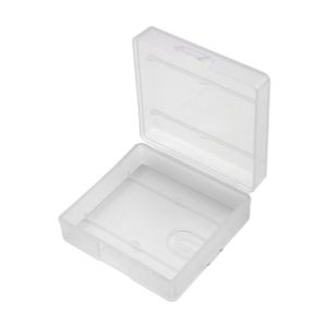 جعبه پلاستیکی شفاف مناسب باتری کتابی 9 ولت سایز 59x55x23mm