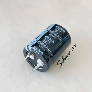 خازن 6800 میکرو فاراد 16 ولت Rubycon ژاپن سری CEW از نوع میخی