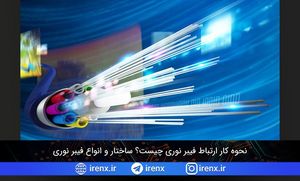 نحوه کار ارتباط فیبر نوری چیست؟ ساختار و انواع فیبر نوری