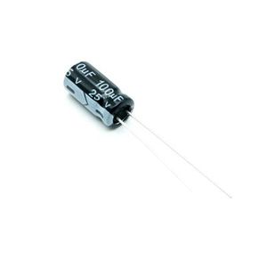 100UF 25V-6.3*12-105C-BLACK