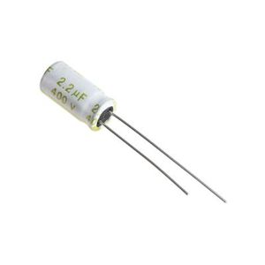2.2UF 400V-6.3*12-105C-WHITE