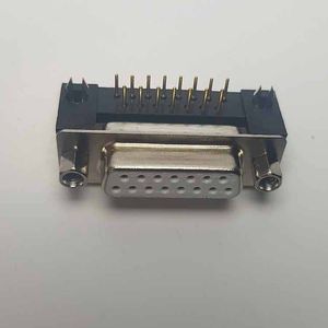 کانکتور DB15 مادگی باکالیت دار | D-Sub15 PIN Female Right angle