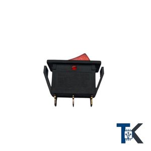 کلید راکر باریک دو حالت 3 پایه چراغدار