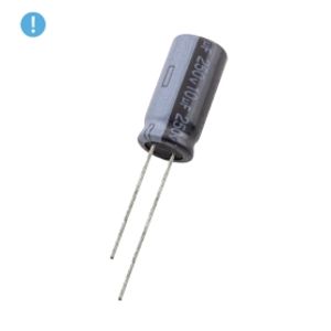 خازن الکترولیتی 10uF / 250V تایوانی مارک TAICON (OXO)