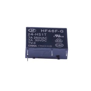 رله 24 ولت تک کنتاکت 7 آمپر 4 پین HONGFA مدل HF46F-G/24-HS1T