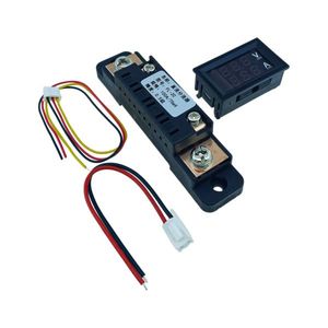 ولت متر و آمپر متر پنلی 50A-100V شنت دار با قابلیت کالیبره ولتاژ