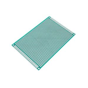 برد PCB دو لایه سوراخ دار 8 در 12 سانتی متر (30 در 42 سوراخ)