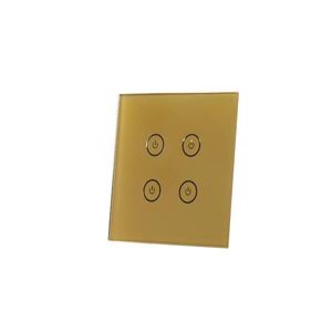 شیشه چهار پل طلایی کلید هوشمند GL2-GP4 با ابعاد 0.2 × 8.6 × 8.6 سانتی متر