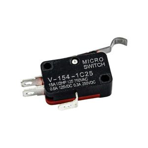 میکروسوئیچ اهرم خمیده 15 آمپر مدل V-154-1C25