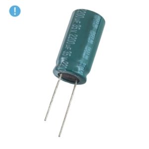خازن الکترولیتی 2200uF / 35V تایوانی مارک (OXO) TAICON