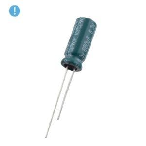 خازن الکترولیتی 680uF / 6.3V تایوانی مارک (OXO) TAICON