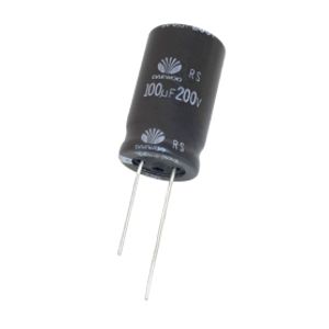 خازن الکترولیتی 100uF / 200V مارک Daewoo