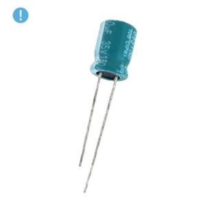 خازن الکترولیتی 150uF / 35V تایوانی مارک TAICON (OXO)