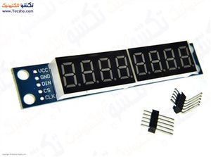 ماژول نمایشگر 7سگمنت هشت رقمی با درایور MAX7219