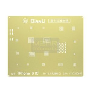 شابلون 3D طلایی QianLi iPhone 6 / 6 Plus