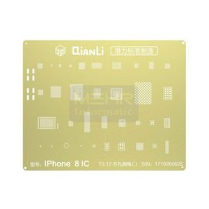 شابلون 3D طلایی QianLi iPhone 8 / 8 Plus