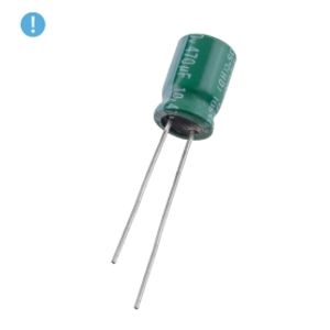 خازن الکترولیتی 470uF / 10V تایوانی مارک (OXO) TAICON