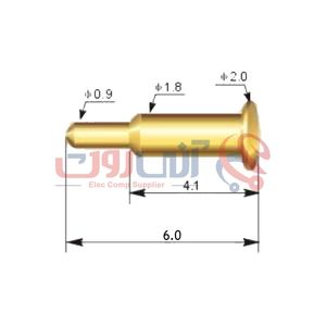 ARH6.0x2.0-SMD اتصال پاور شارژ طول 6 و مقطع 2 میلی‌متر نصب سطحی