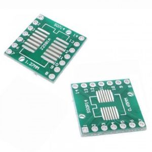 برد تبدیل دوطرفه PCB SMD TO DIP SOIC-14