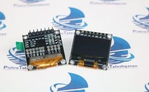 ماژول نمایشگر 0.96 اینچ OLED دو رنگ زرد و آبی(رابطSPI)