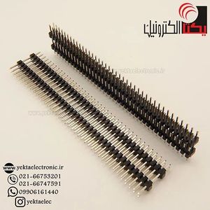 پین هدر نری صاف 40*2 پین پایه بلند 2.00میلیمتر