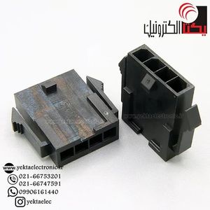 کانکتور micro atx نری بین راهی 4 پین (mini fit (1*4