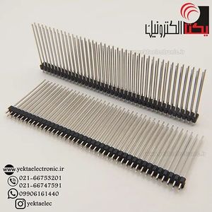 پین هدر نری صاف پایه بلند 35 میلیمتر 40*2 پین 2.54 میلیمتر