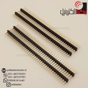پین هدر نری صاف 40*1 پین پایه بلند 27*1میلیمتر