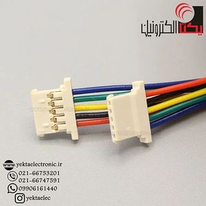 کانکتور FH مادگی 5 پین سیم دار لبه دار (1.25میلی متری)