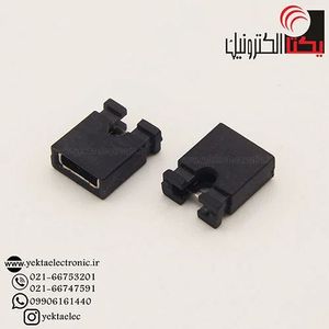 جامپر مشکی باز با فاصله پایه 2.54 میلیمتری