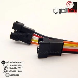 کانکتور SM بین راهی5پین نری سیم دار 30 سانتی(2.5 میلی متری )