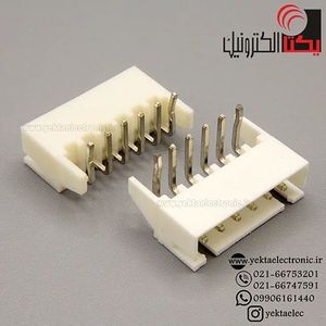 کانکتورxh نری 6 پین رایت لبه دار  (دزدگیری)