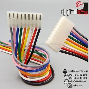 کانکتور پاور بدون قفل مادگی 9 پین سیم دار 20 سانتی