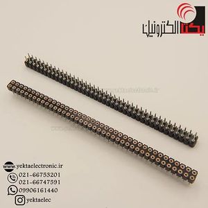 پین هدر مادگی نظامی 40*2 پین،2.54 میلیمتر SIP