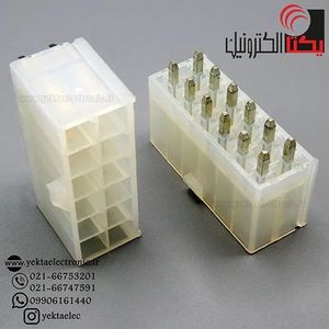 کانکتور 12پین ATX نری صاف(6*2 پین ) مولکسی