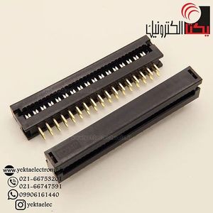 دیل سوکت مشکی باریک 34 پین 2.54 میلی متر