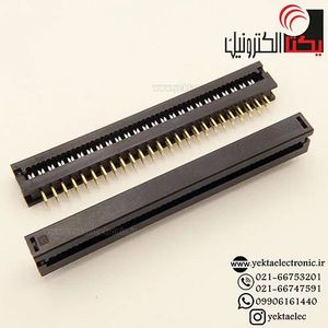 دیل سوکت مشکی باریک 50 پین 2.54 میلی متر