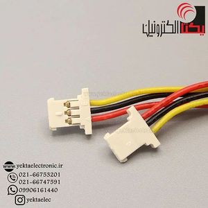 کانکتور FH مادگی 3 پین سیم دار لبه دار (1.25میلی متری)